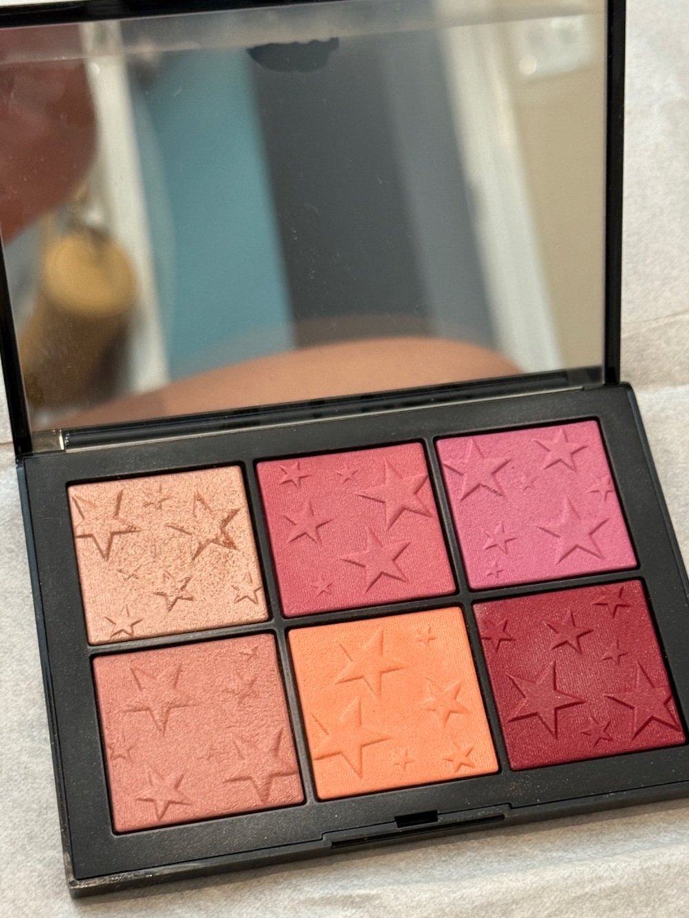 NARS Rising Star blush palette featuring six shades